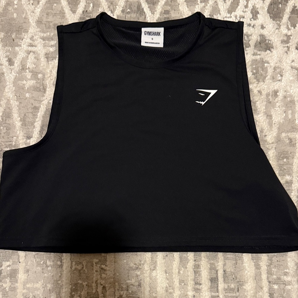 Gymshark Black Muscle Tee for Women